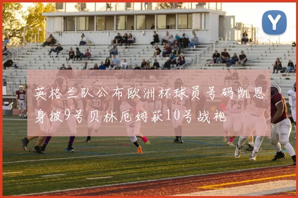 英格兰队公布欧洲杯球员号码凯恩身披9号贝林厄姆获10号战袍